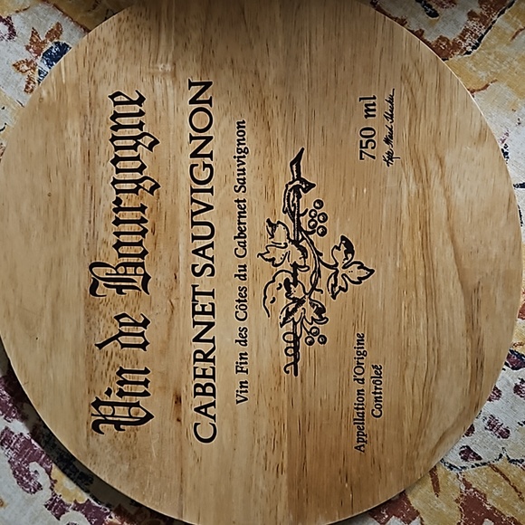 Wine cask thirstystone cheese board - Picture 1 of 5